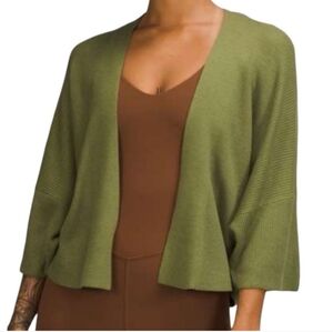 Lululemon Boxy Cashlu Knit Wrap